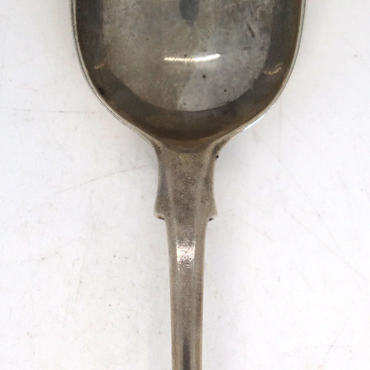 English Georgian Geo. Smith III and Wm. Fearn Sterling Silver Stuffing Spoon