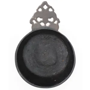 English William Bullock & Co. Patinated Cast Iron One-Handle Porringer