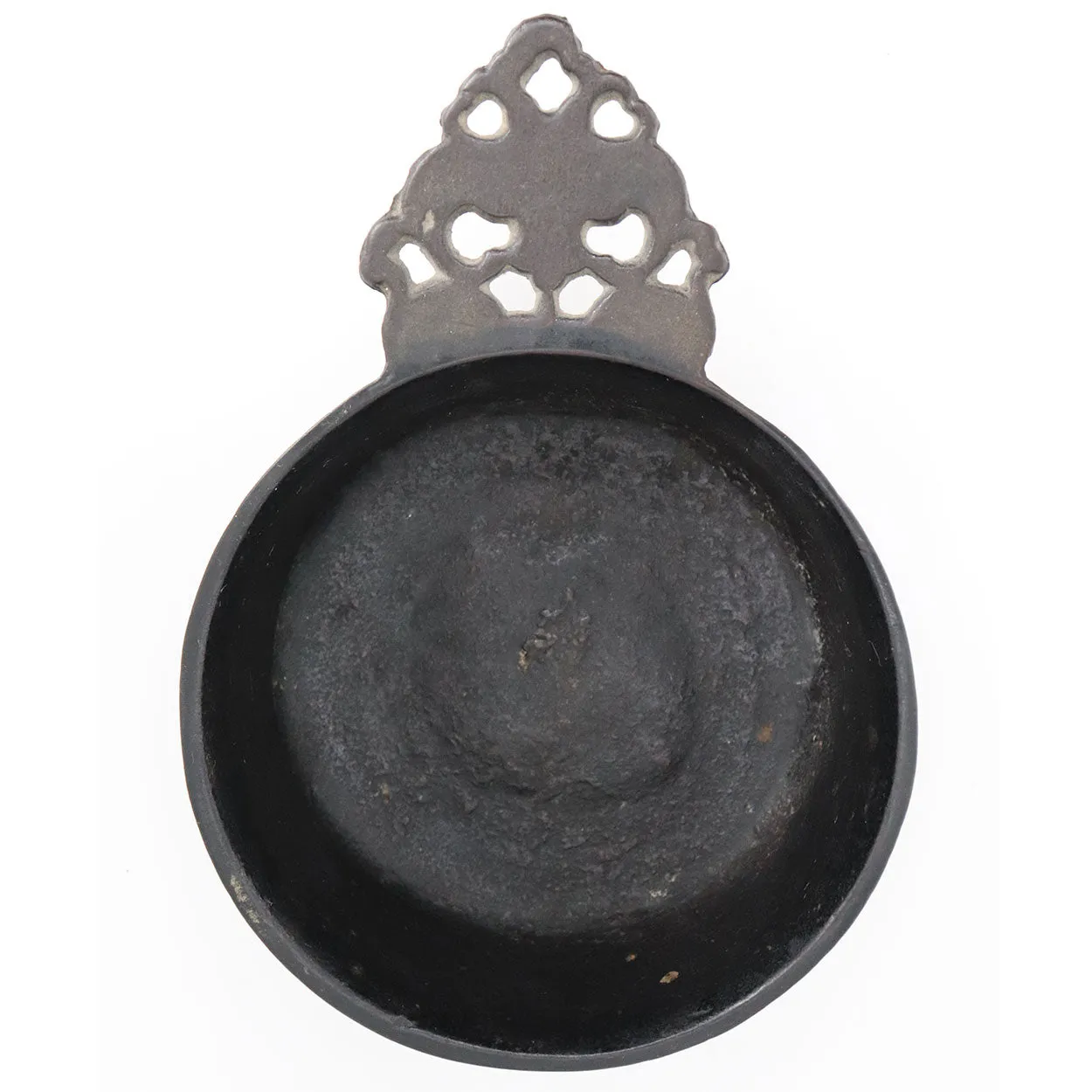 English William Bullock & Co. Patinated Cast Iron One-Handle Porringer