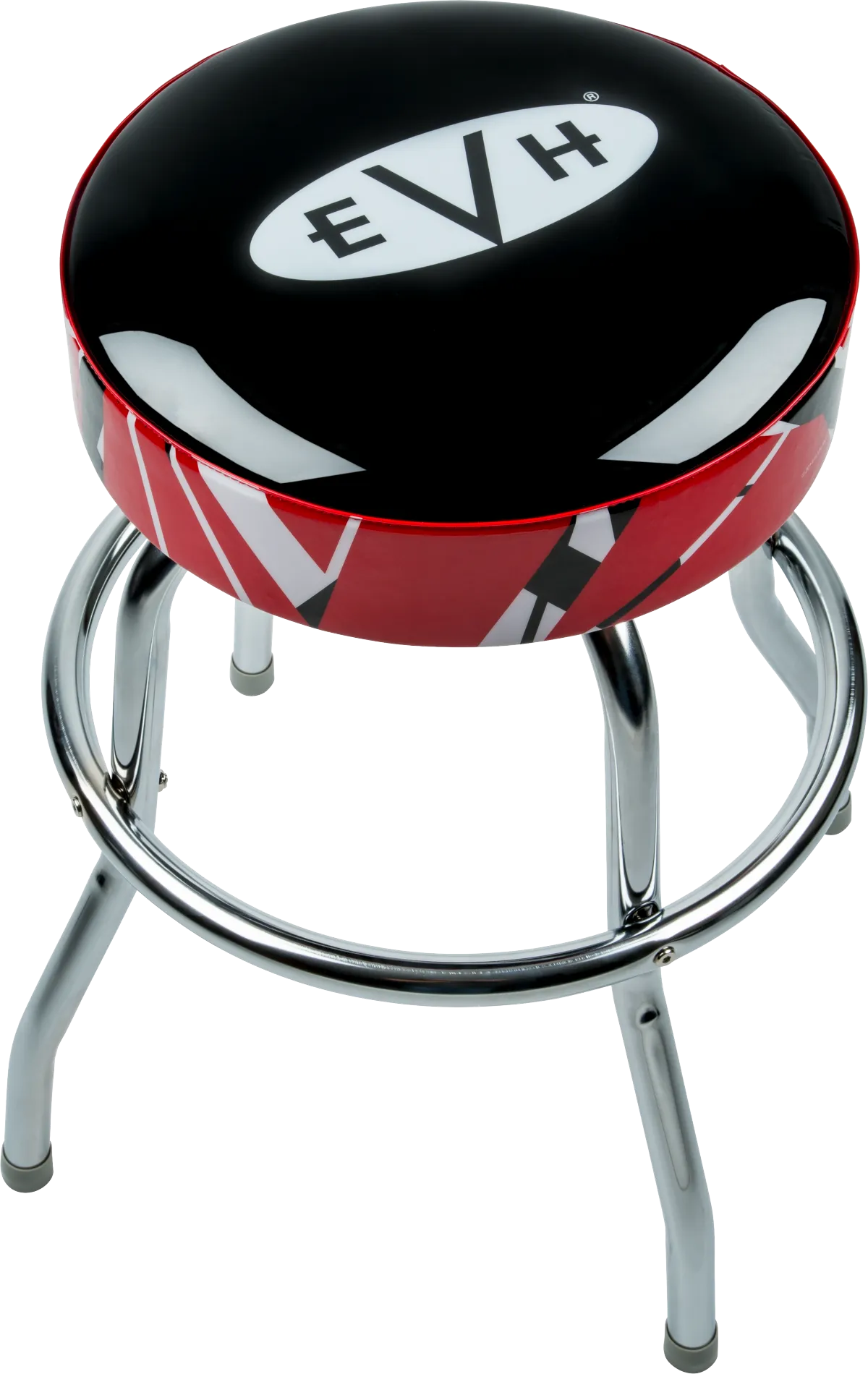 EVH™ Logo Barstool with Striped Trim, 24"