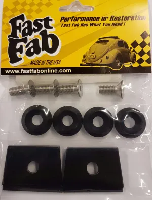 FAST FAB FUEL TANK CLAMP SET BLACK