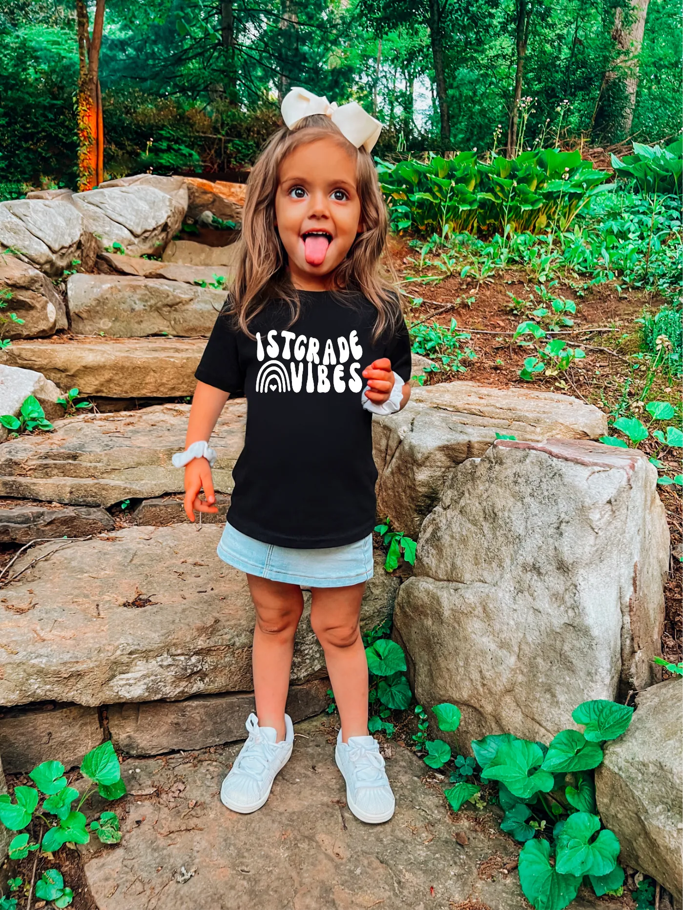 First Grade Vibes Kids Tee