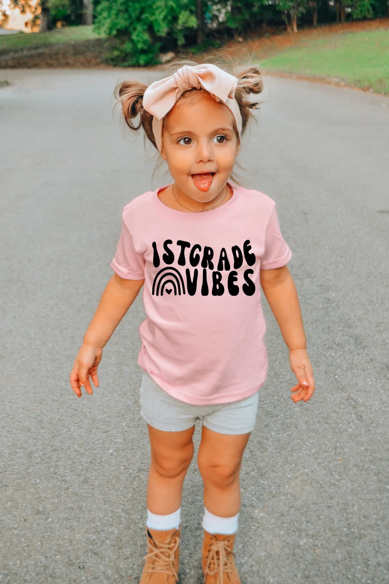 First Grade Vibes Kids Tee