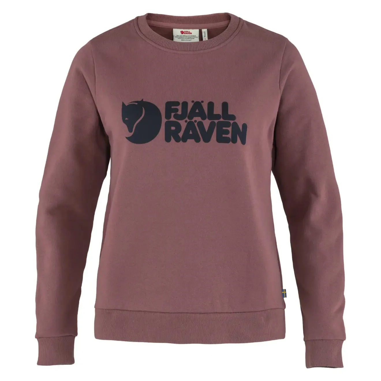 Fjallraven Womens Logo Sweater Mesa Purple