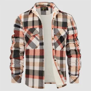 Flannel Sherpa Lined Plaid Lumber Jacket