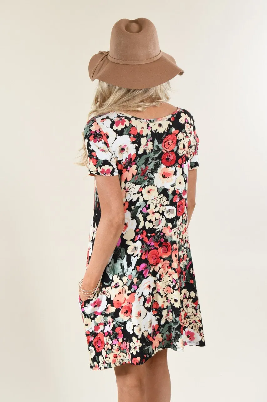 Flow With Me Floral Dress