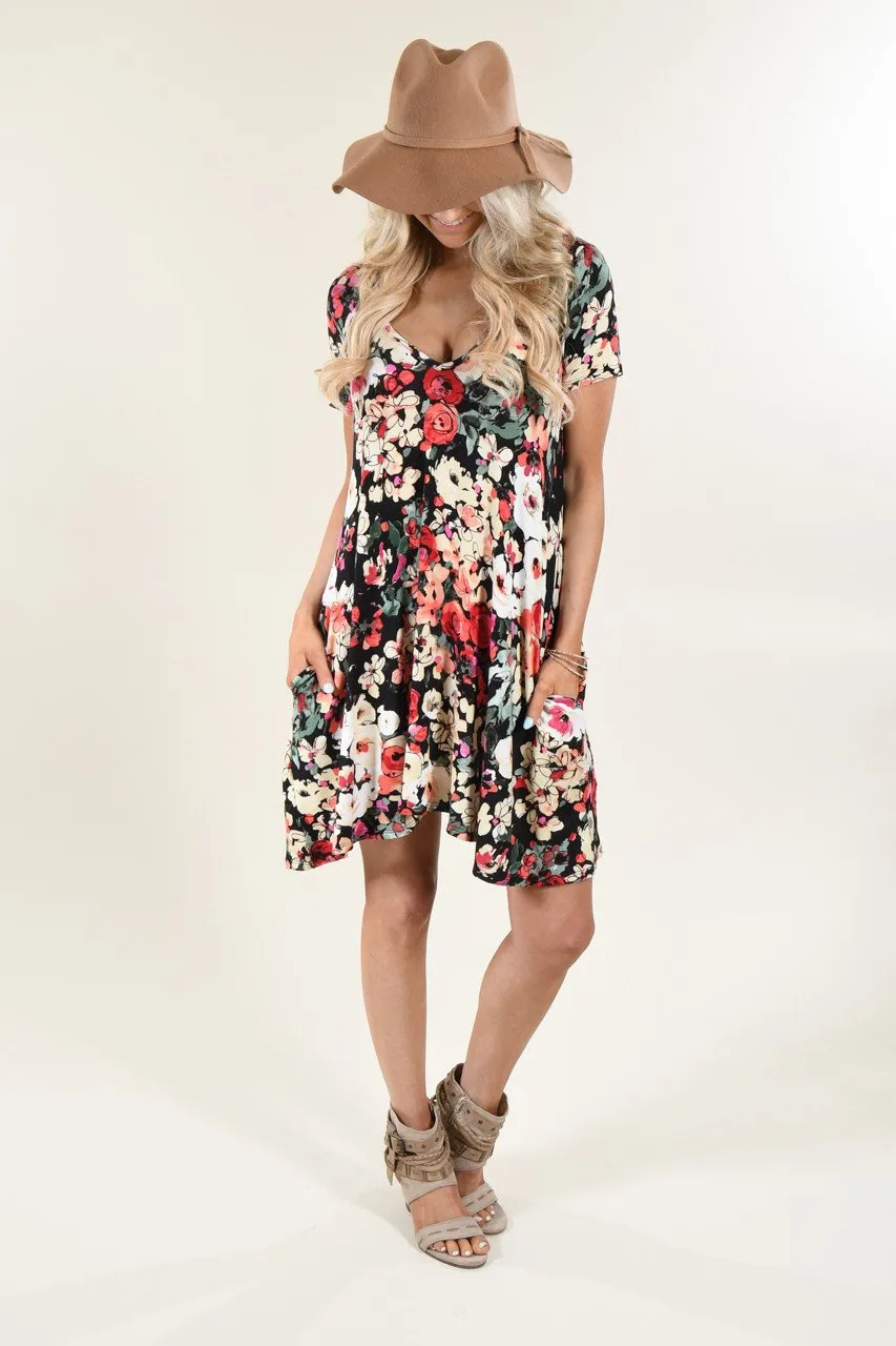 Flow With Me Floral Dress