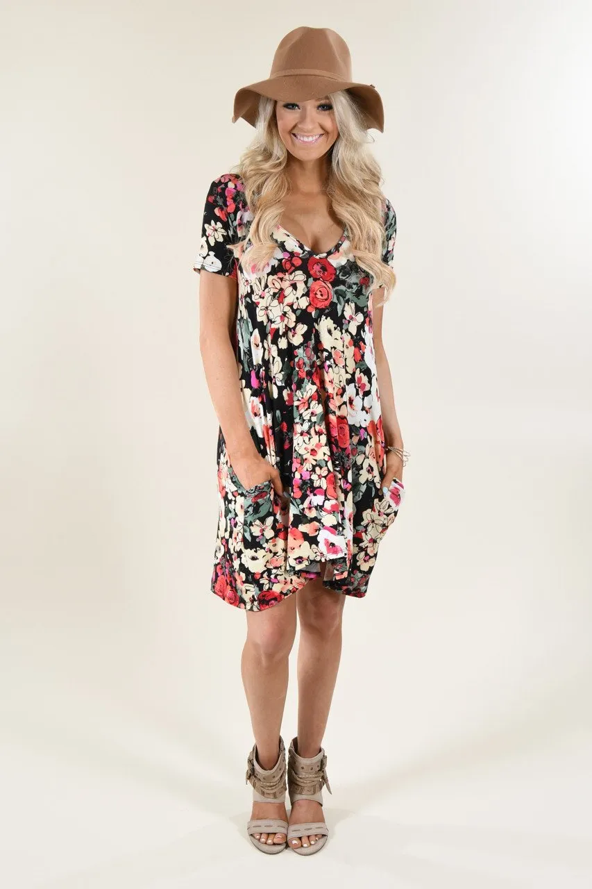 Flow With Me Floral Dress