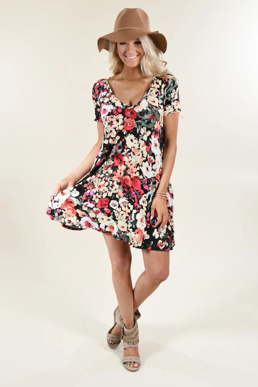 Flow With Me Floral Dress