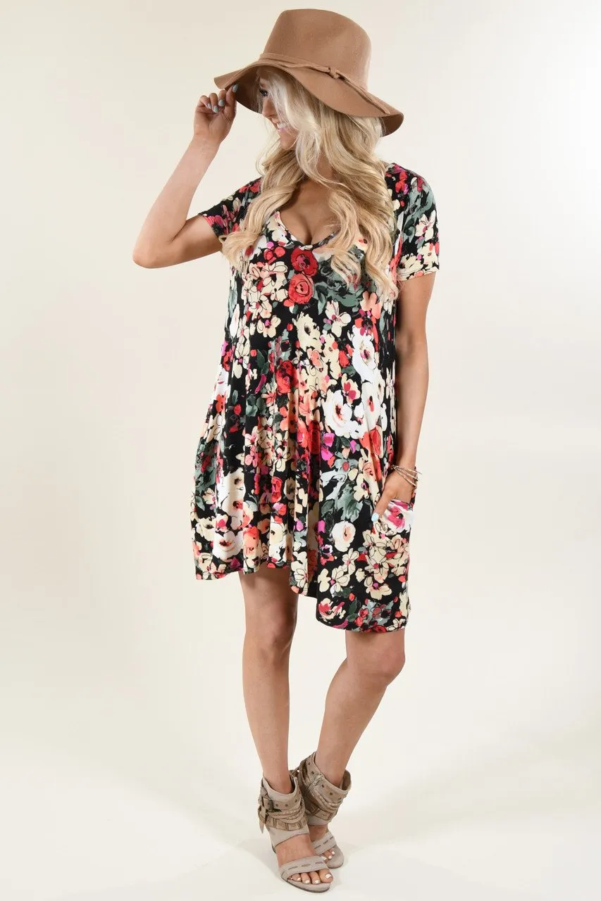 Flow With Me Floral Dress