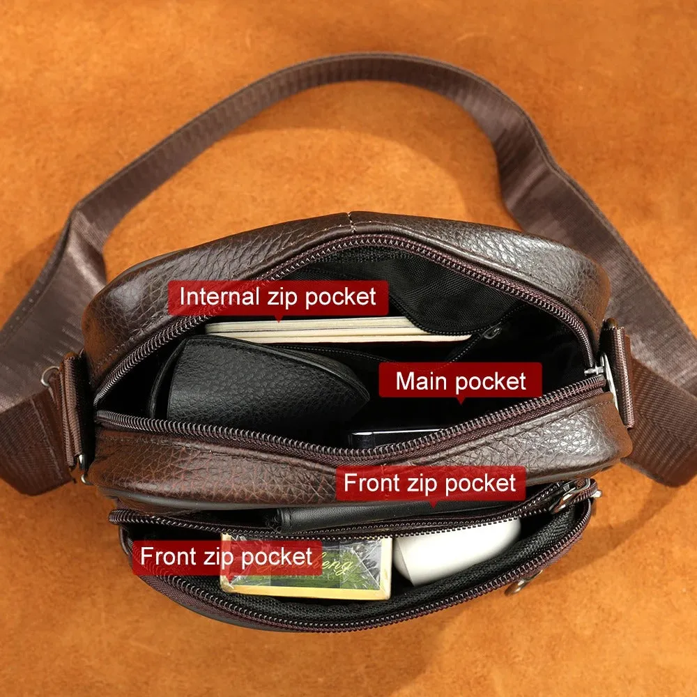 FRANCO | Men's Stylish Leather Shoulder Bag for Ultimate Comfort