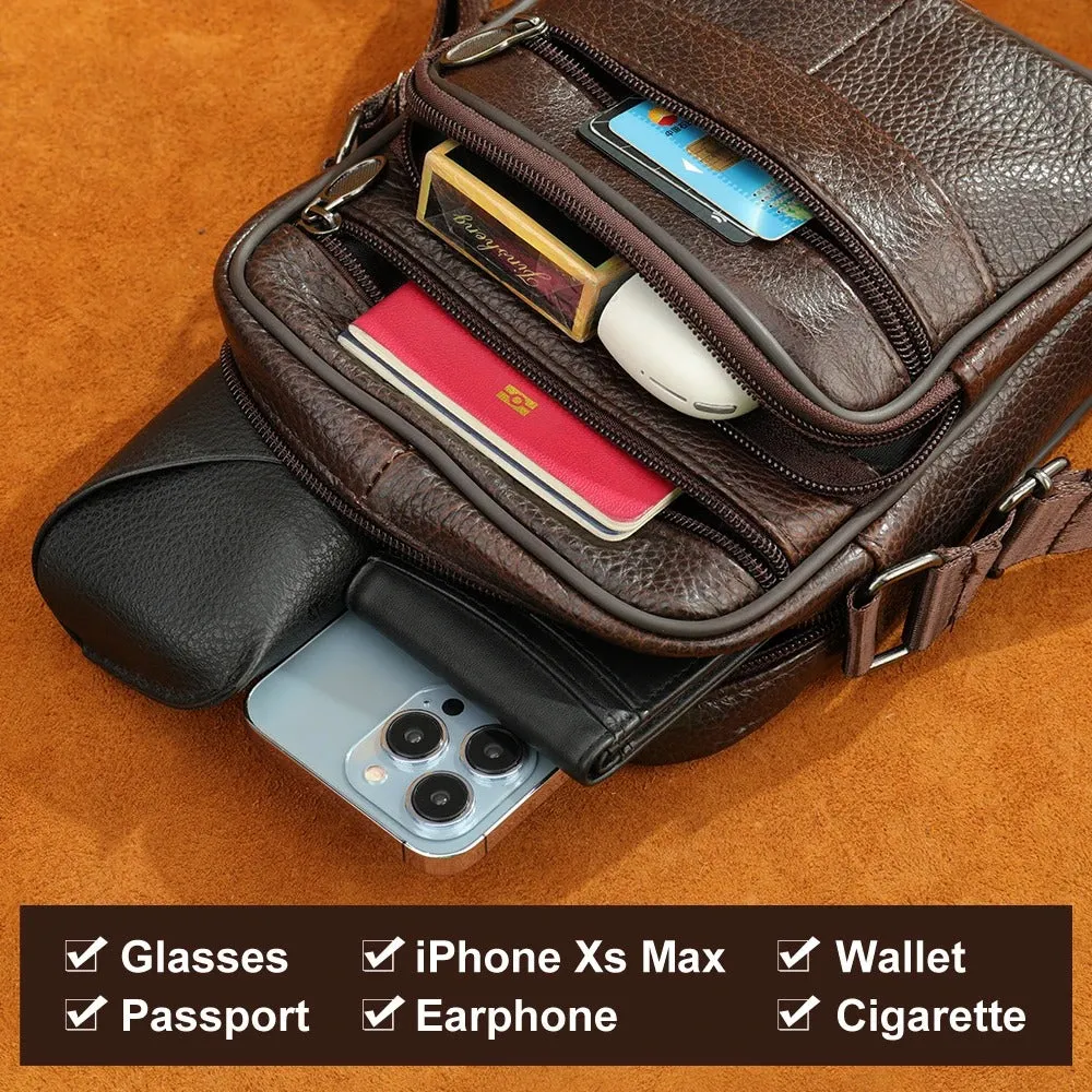 FRANCO | Men's Stylish Leather Shoulder Bag for Ultimate Comfort