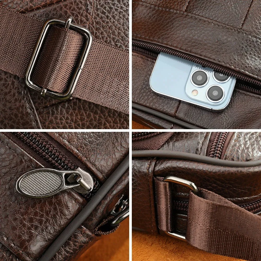 FRANCO | Men's Stylish Leather Shoulder Bag for Ultimate Comfort