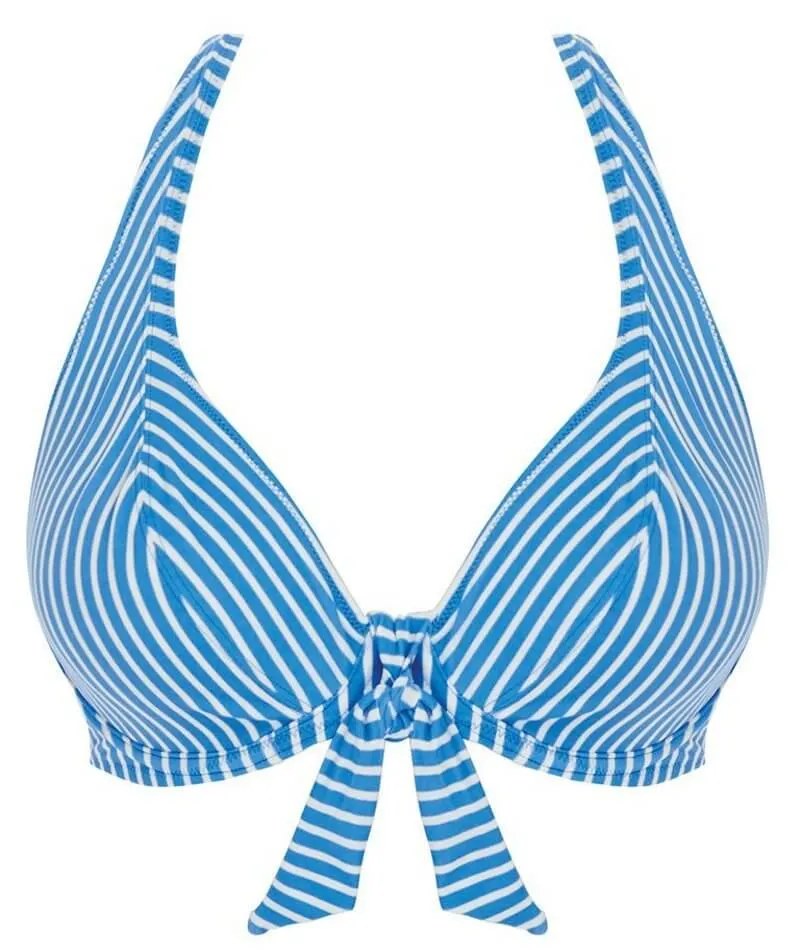 Freya Swim Beach Hut Underwire High Apex Bikini Top - Blue Moon