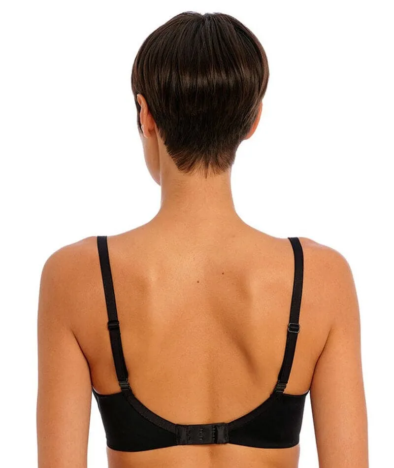 Freya Undetected Underwire Moulded T-shirt Bra - Black