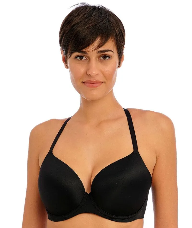 Freya Undetected Underwire Moulded T-shirt Bra - Black