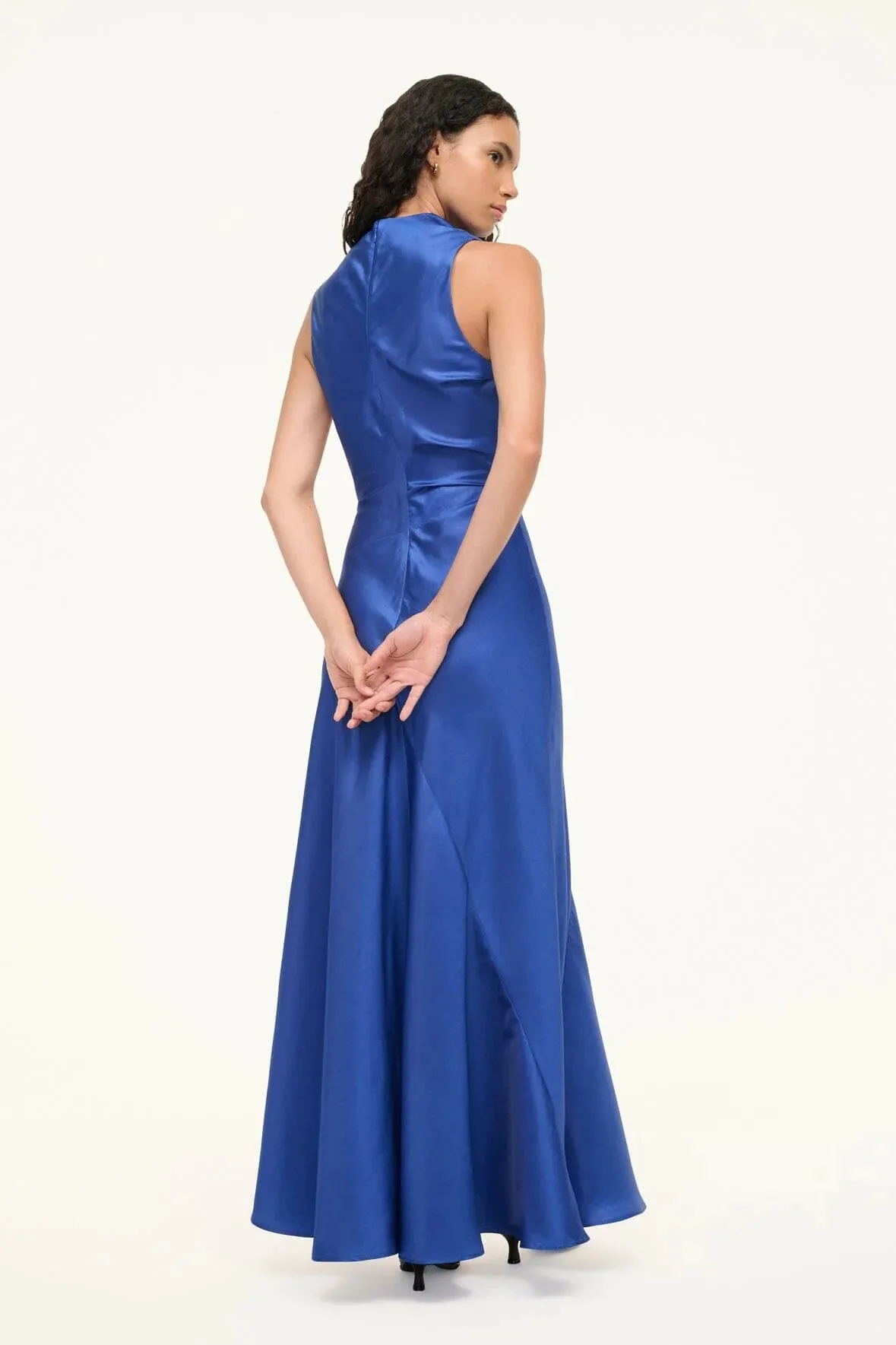 Frida Silk Dress - Deep Sea
