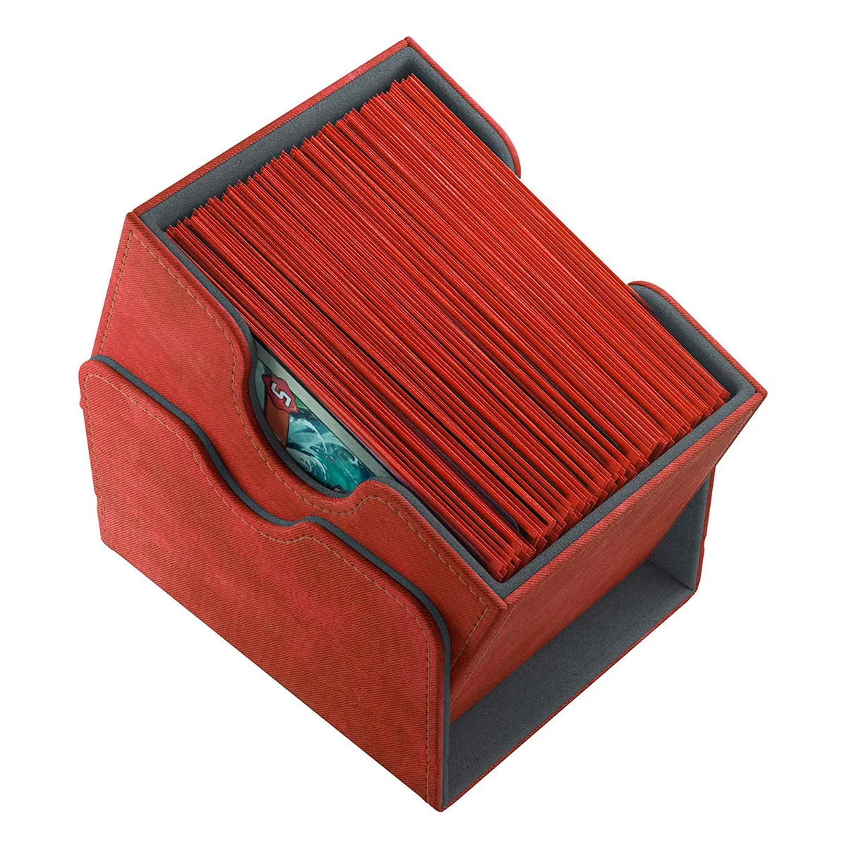 Gamegenic Sidekick 100  Convertible Red Deck Box