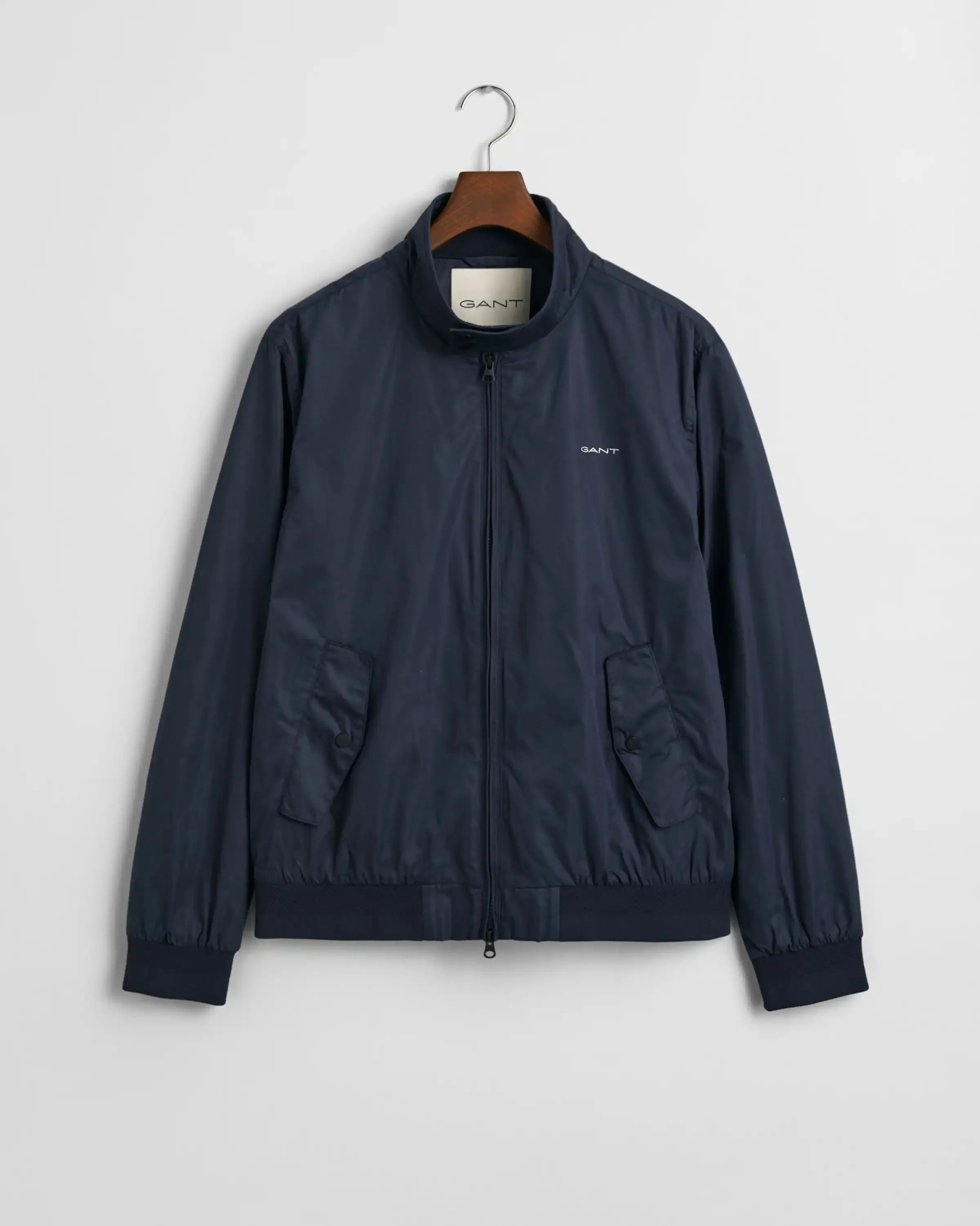 GANT Mens Lightweight Harrington Jacket Evening Blue