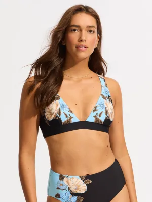 Garden Party Longline Triangle in Black
