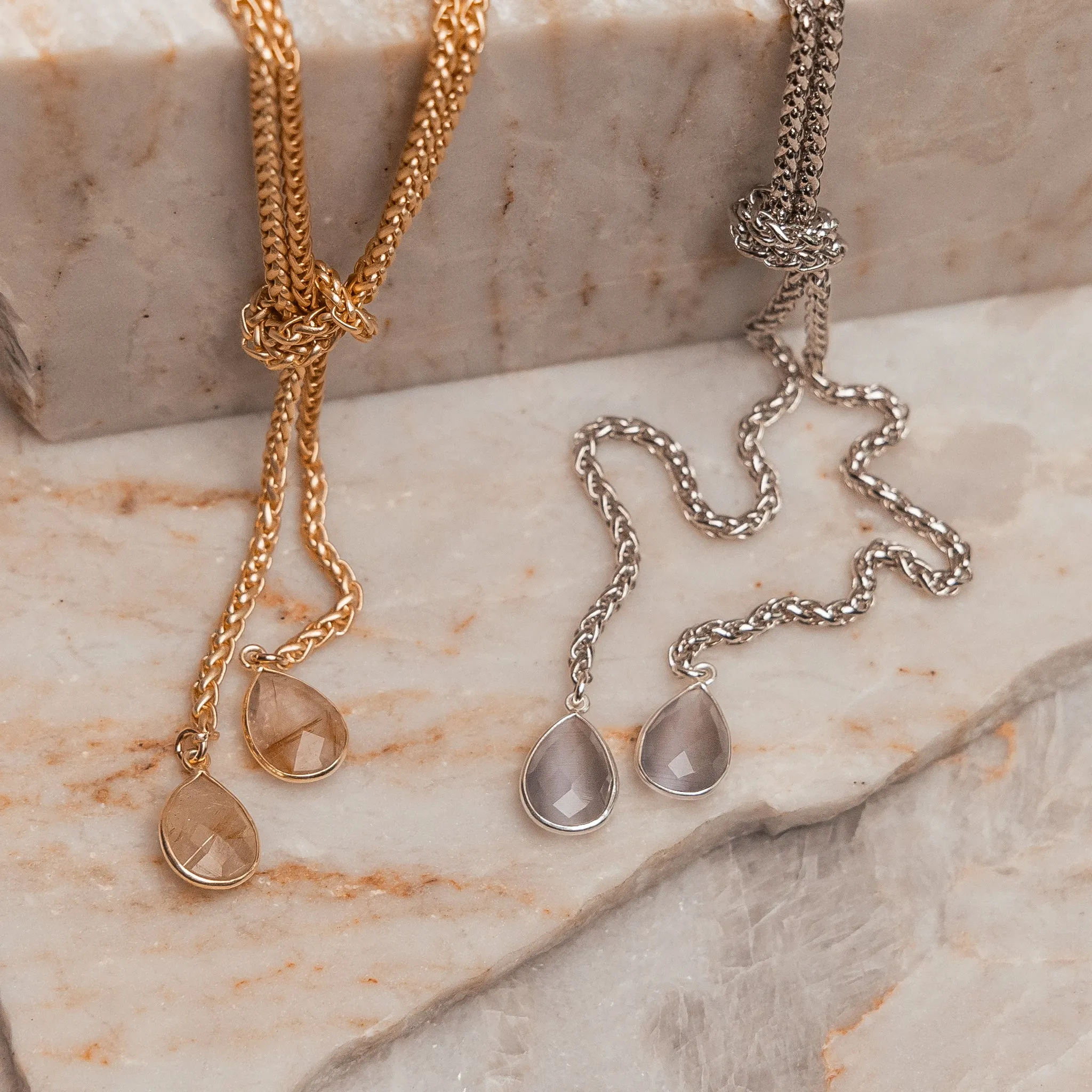 Genevieve Lariat Necklace