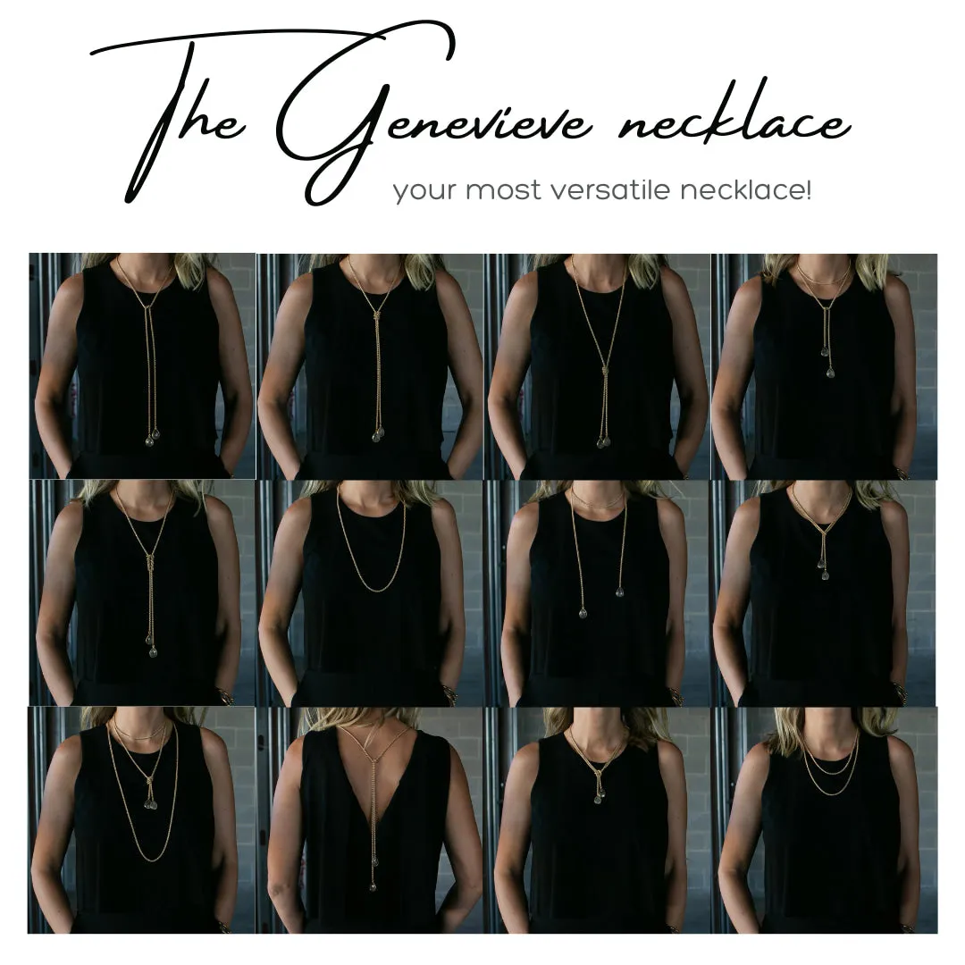 Genevieve Lariat Necklace