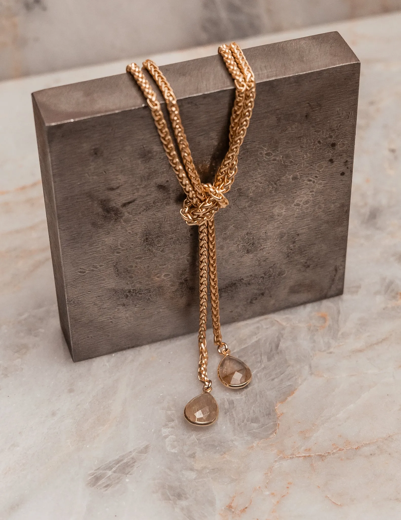Genevieve Lariat Necklace