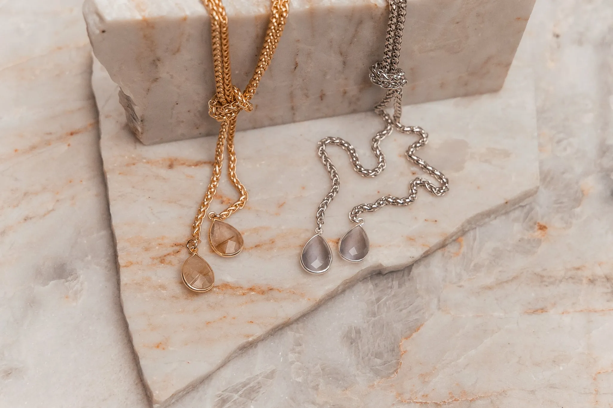 Genevieve Lariat Necklace