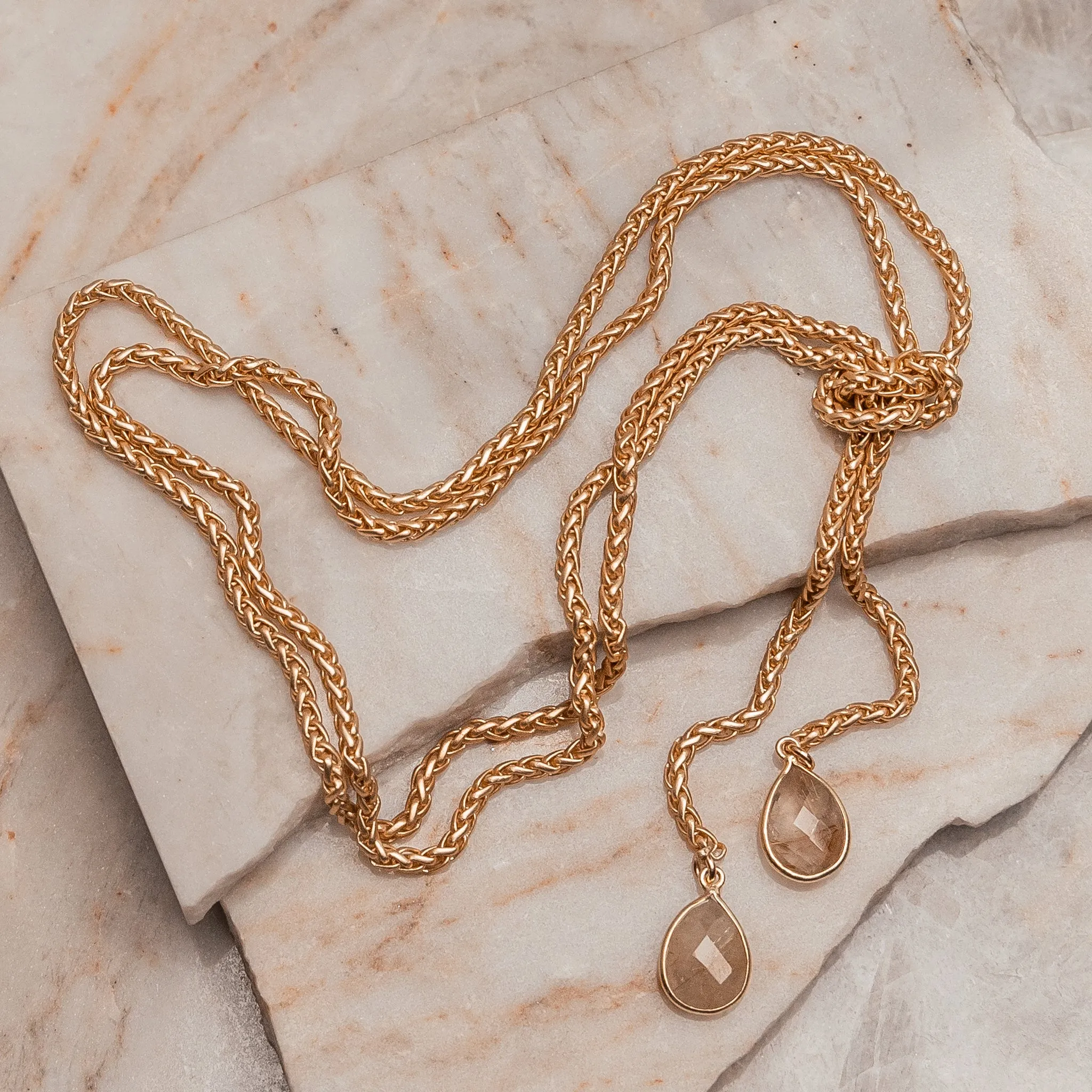 Genevieve Lariat Necklace