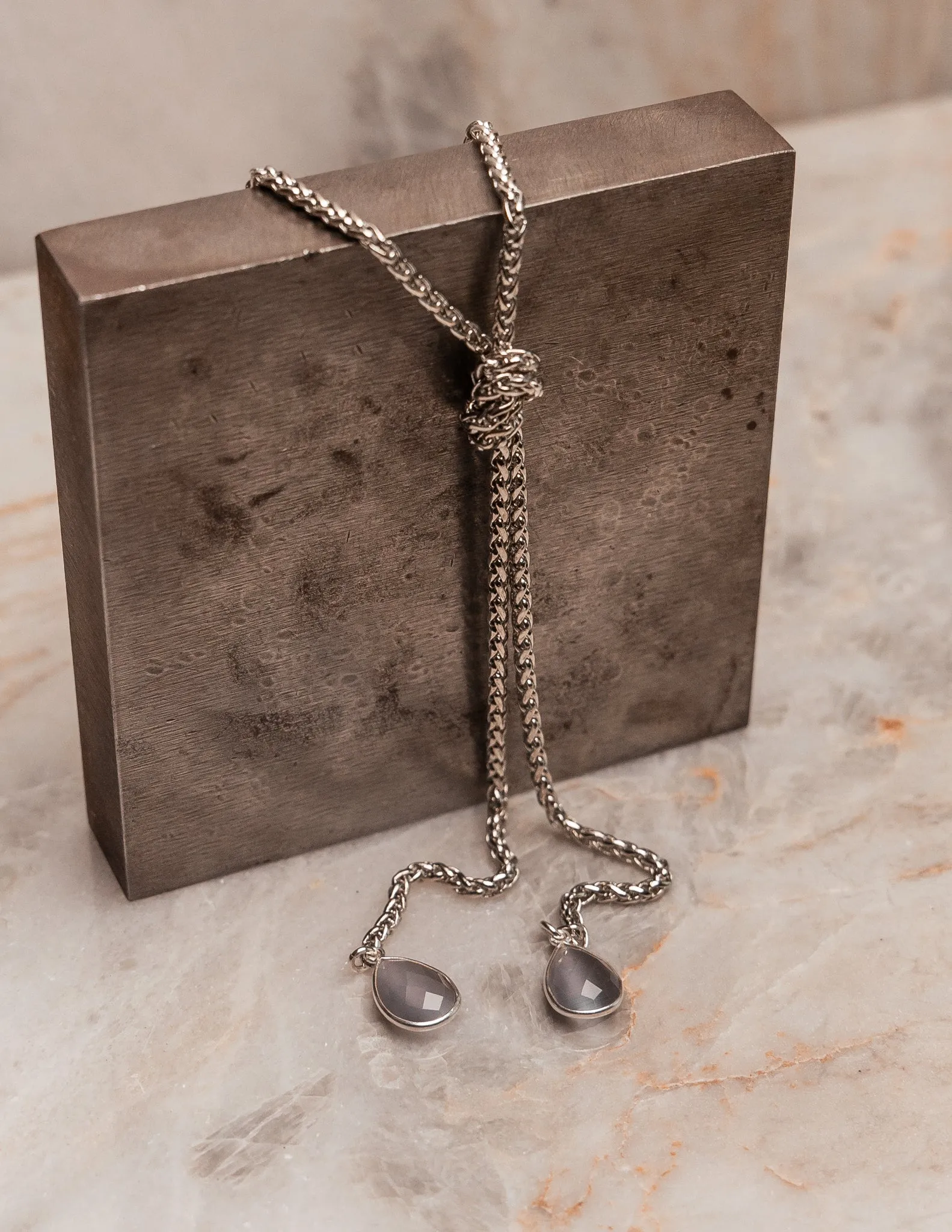 Genevieve Lariat Necklace