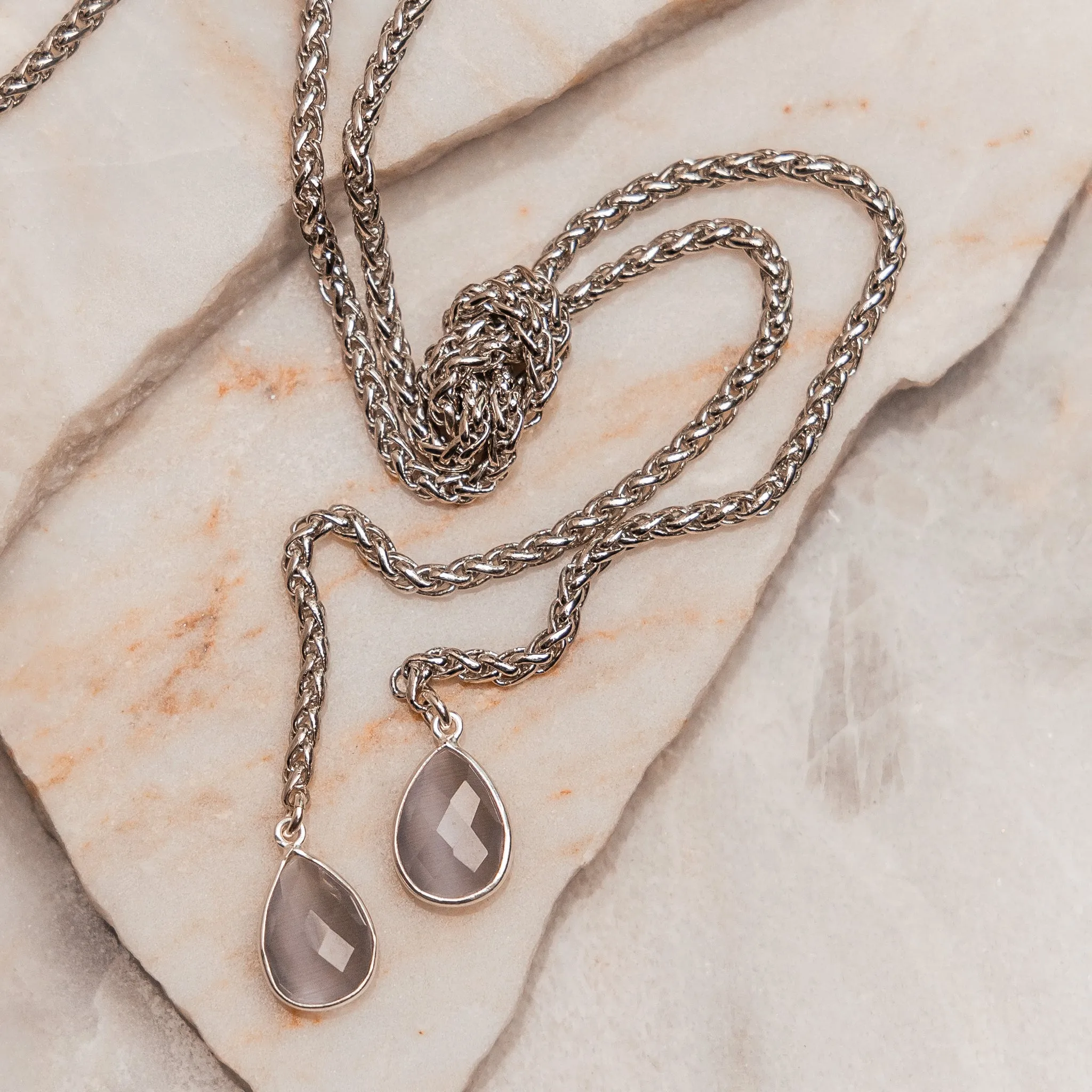 Genevieve Lariat Necklace