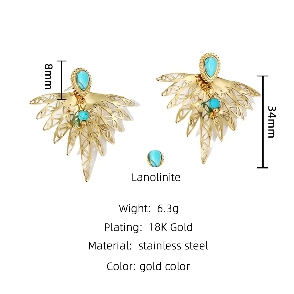 Geometric Glow Studs Earrings