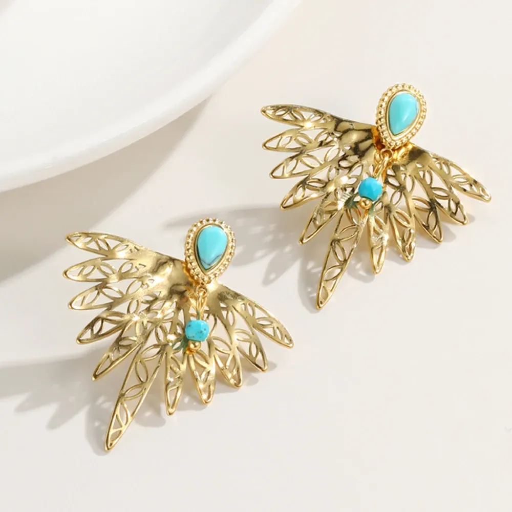Geometric Glow Studs Earrings