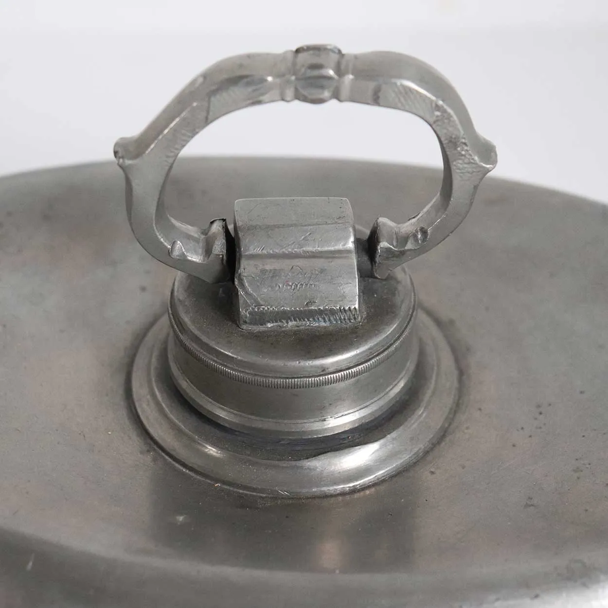 German R. Zamponi Pewter Oval Bed/Foot Warmer / Hot Water Bottle