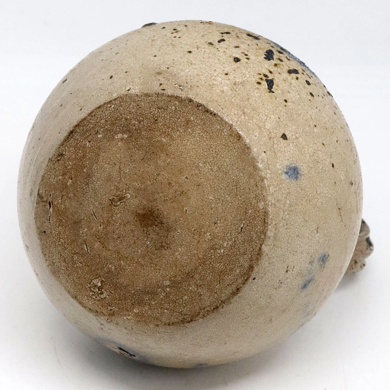 German Westerwald Salt Glazed Stoneware Ball-Belly (Kugelbauch) Jug