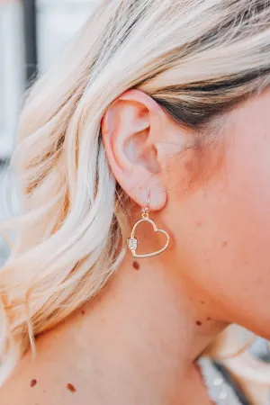 Give Me Your Heart Earrings - Gold
