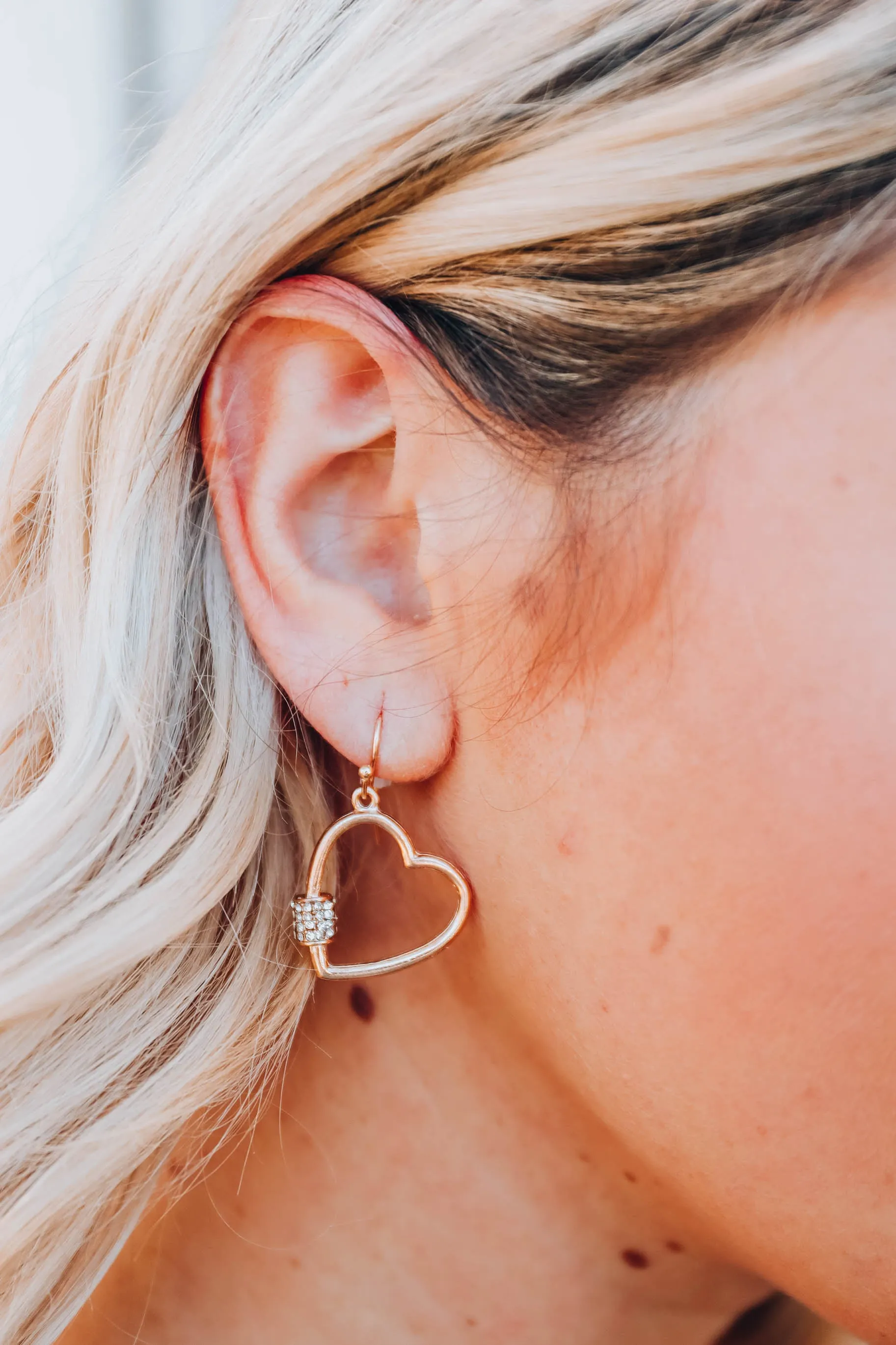 Give Me Your Heart Earrings - Gold