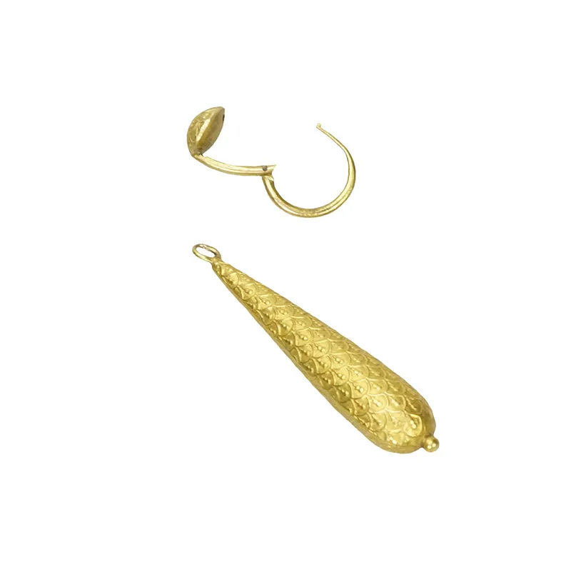 Gold Late Georgian Day and Night Earrings