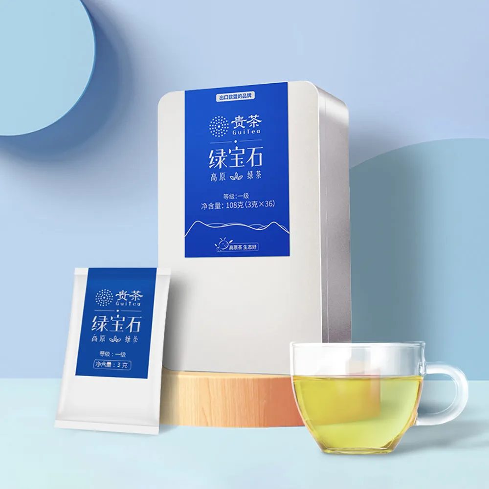 GuiTea 2025 Early Spring Green Tea Guizhou Green Gem - 36 Bags x 3g