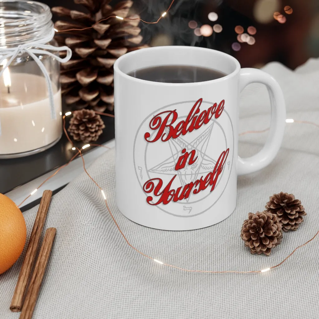 Hail Satan White Mugs 11oz