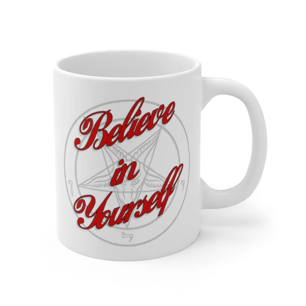 Hail Satan White Mugs 11oz