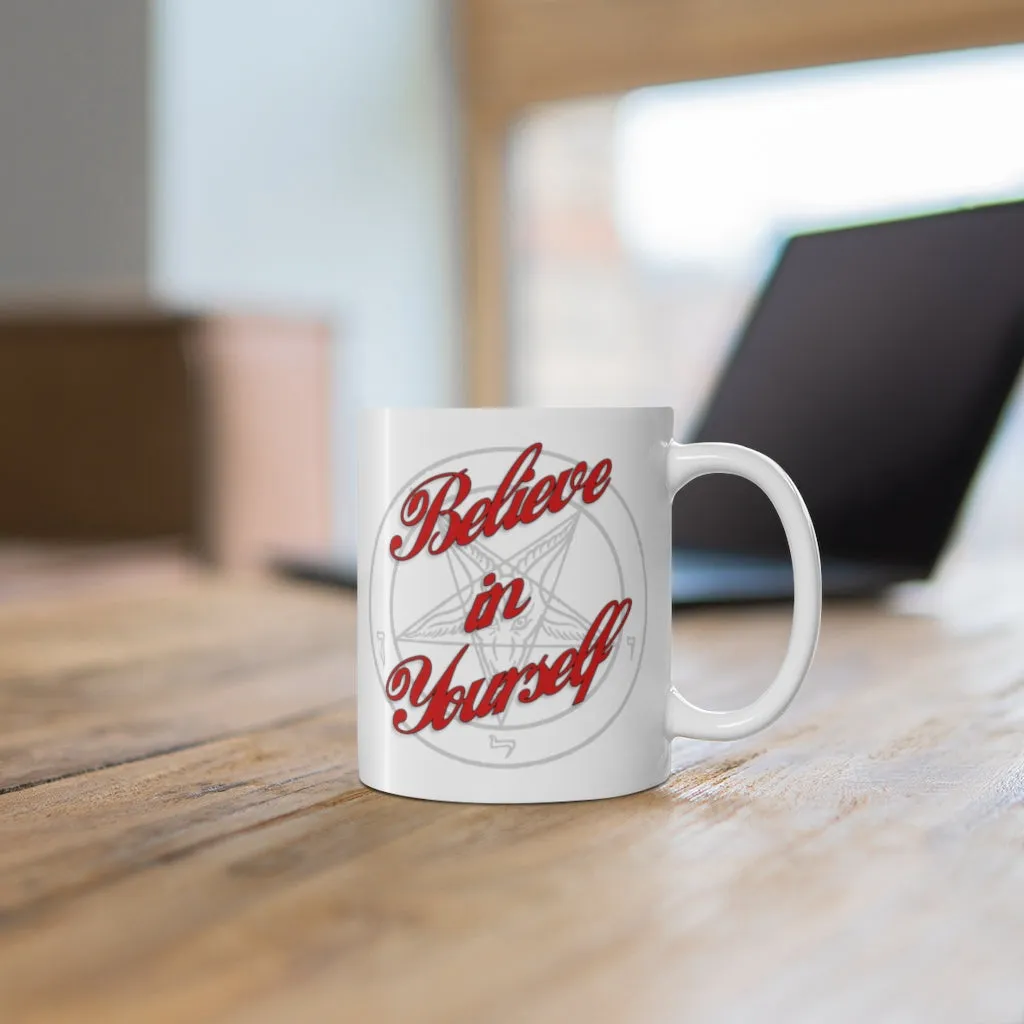 Hail Satan White Mugs 11oz