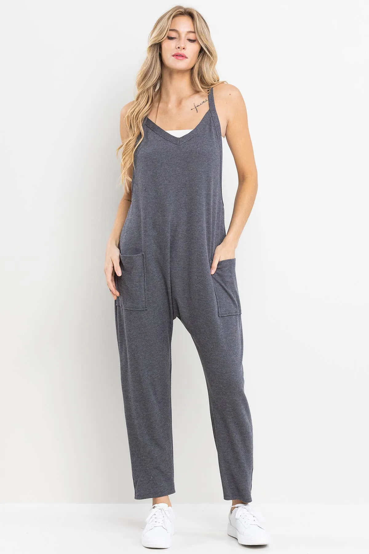 Harem Knit Jumpsuit