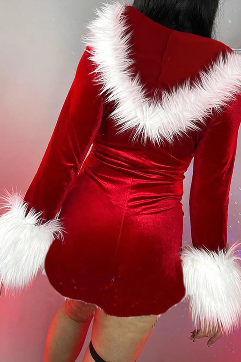 HBS1261 Festive Flirt Santa Dress