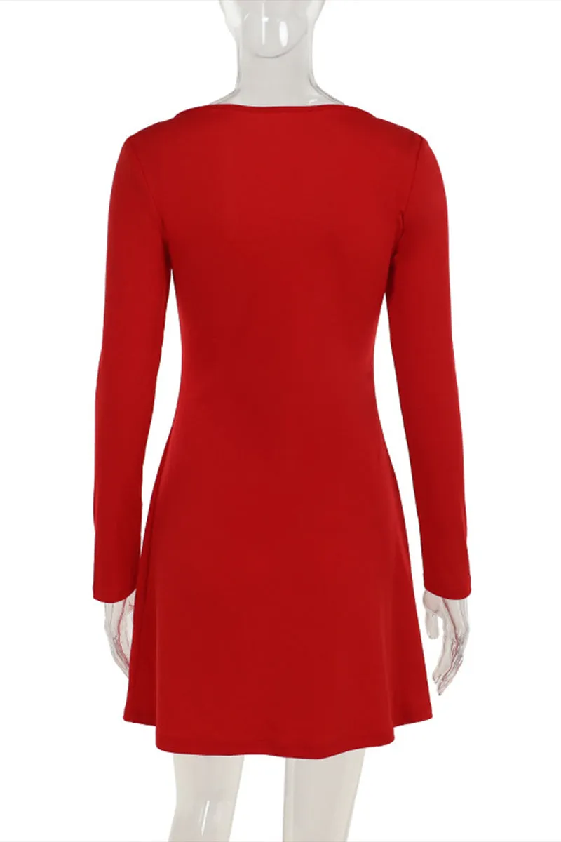 HBS1361 Scarlet Sweetheart Mini Dress