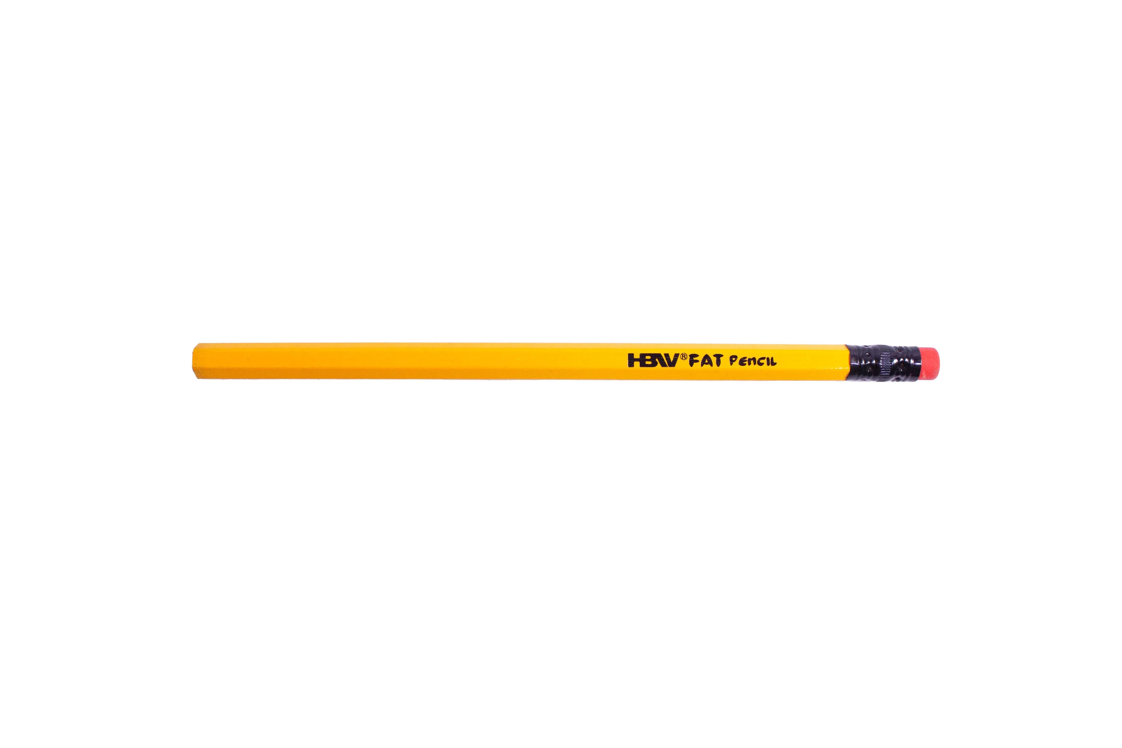 HBW Wood-Cased Fat Pencil (12pcs)