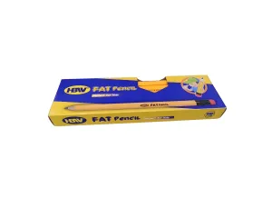 HBW Wood-Cased Fat Pencil (12pcs)