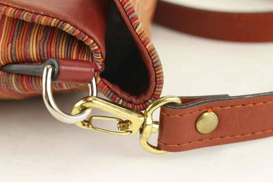 Hermès Burgundy Vibrato Pillow Crossbody Bag 115h1