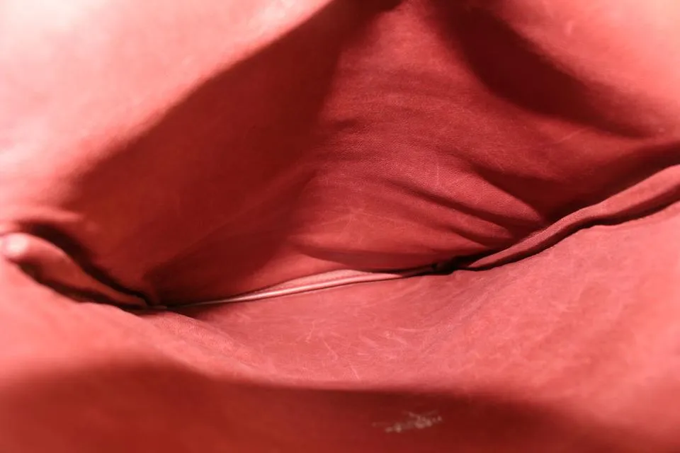 Hermès Burgundy Vibrato Pillow Crossbody Bag 115h1