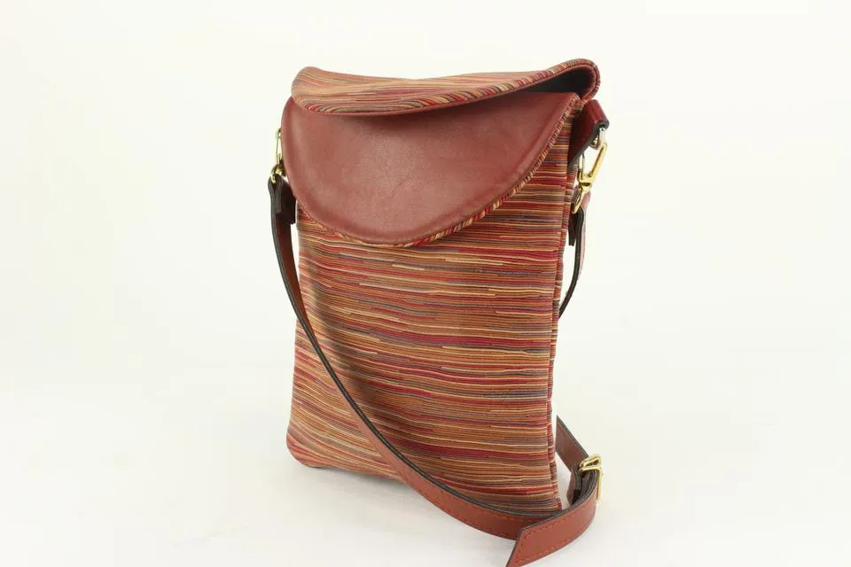 Hermès Burgundy Vibrato Pillow Crossbody Bag 115h1